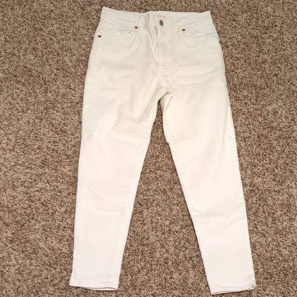 Levi's premium white mile high super skinny jeans high waist - Picture 5 of 14